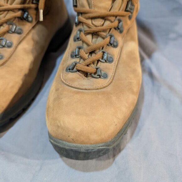 Asolo FX530 Tan Leather Hiking Boots Men Size 8.5 - Picture 3 of 9